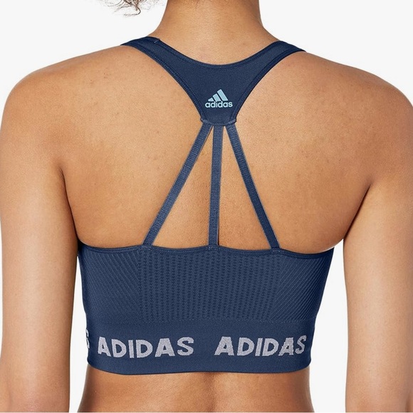 Adidas Women’s training branded Aeroknit Bra - Picture 2 of 7